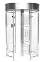 ClearTech FH Motorised Full-Height Transparent Turnstile